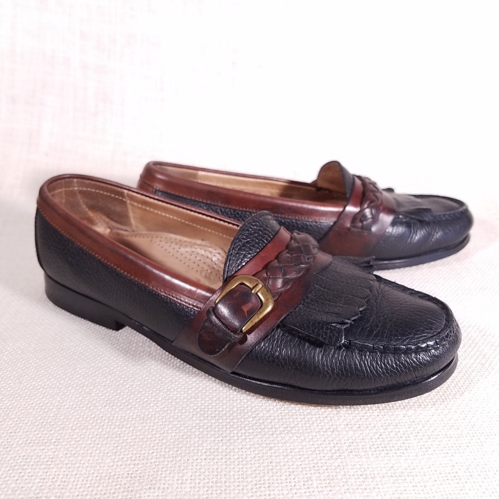 ❌SOLD❌Cole Haan Two Tone Full Strap Loafers